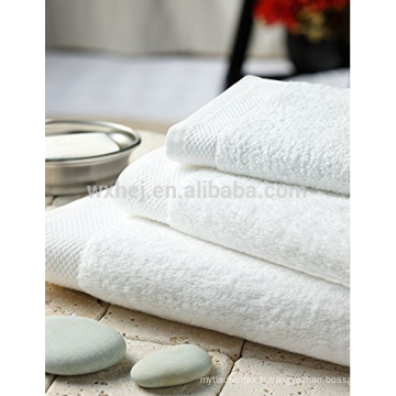 Serviette de bain hôtel Lucury lot de 4, 100% coton, blanc, fabriqué en Chine